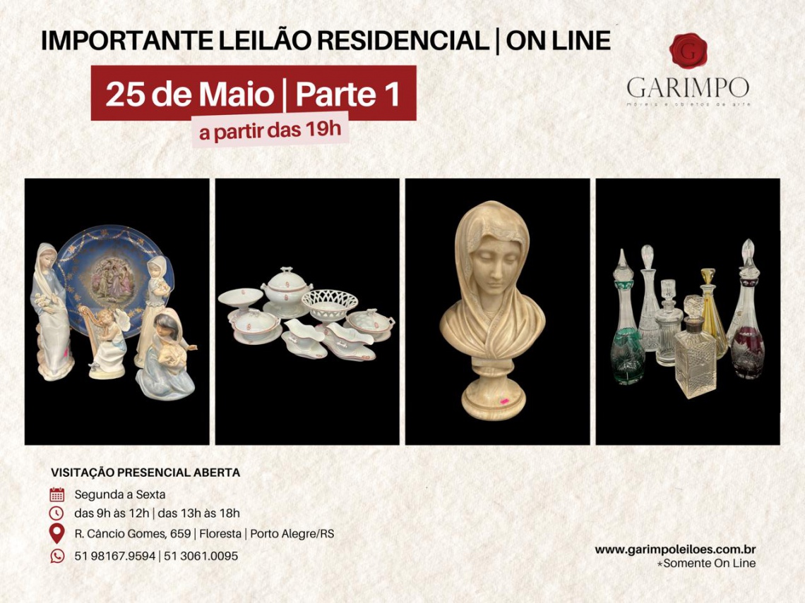 LEILÃO RESIDENCIAL - 25 de maio 2026 - Porto Alegre (RS)
