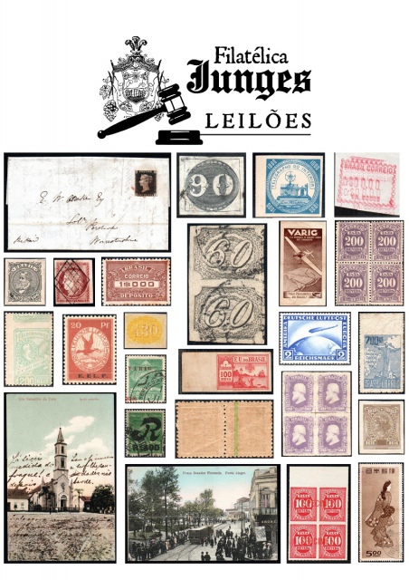 98º Leilão de Filatelia - Com Brasil e Estrangeiros