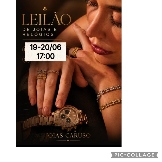 150º LEILÃO JOIAS CARUSO - JOIAS EM OURO 18 K E RELOGIOS E CANETAS  (VERMELHO )