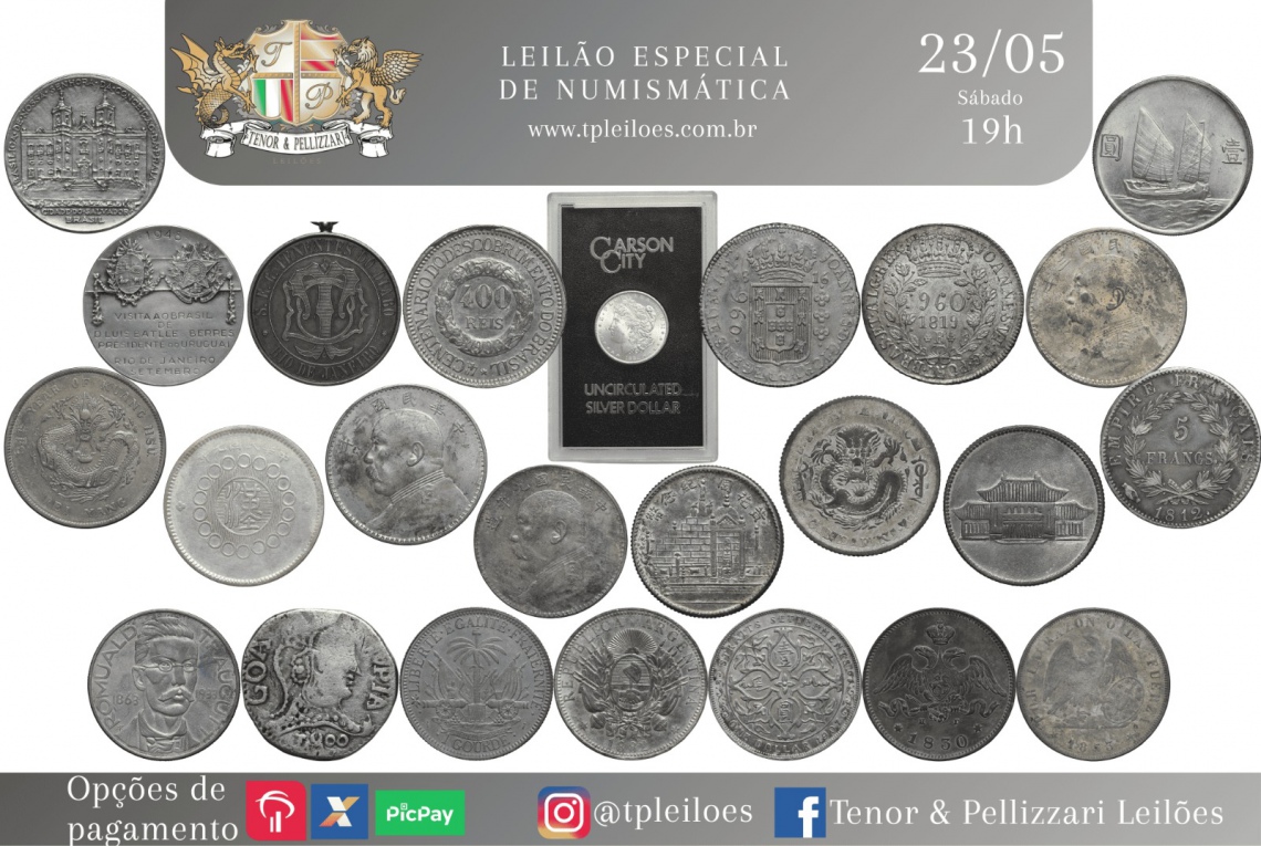 LEILÃO ESPECIAL DE NUMISMÁTICA