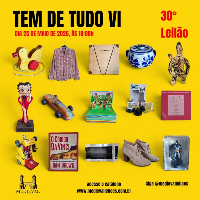 Tem de Tudo VI - 30 LEILÃO MEDIEVAL