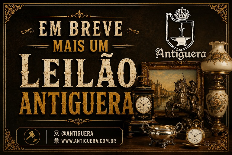 LEILÃO ANTIGUIDADES, COLECIONISMO, DESIGN, DECORAÇÃO & ARTE | 28/05/2026 | 19H