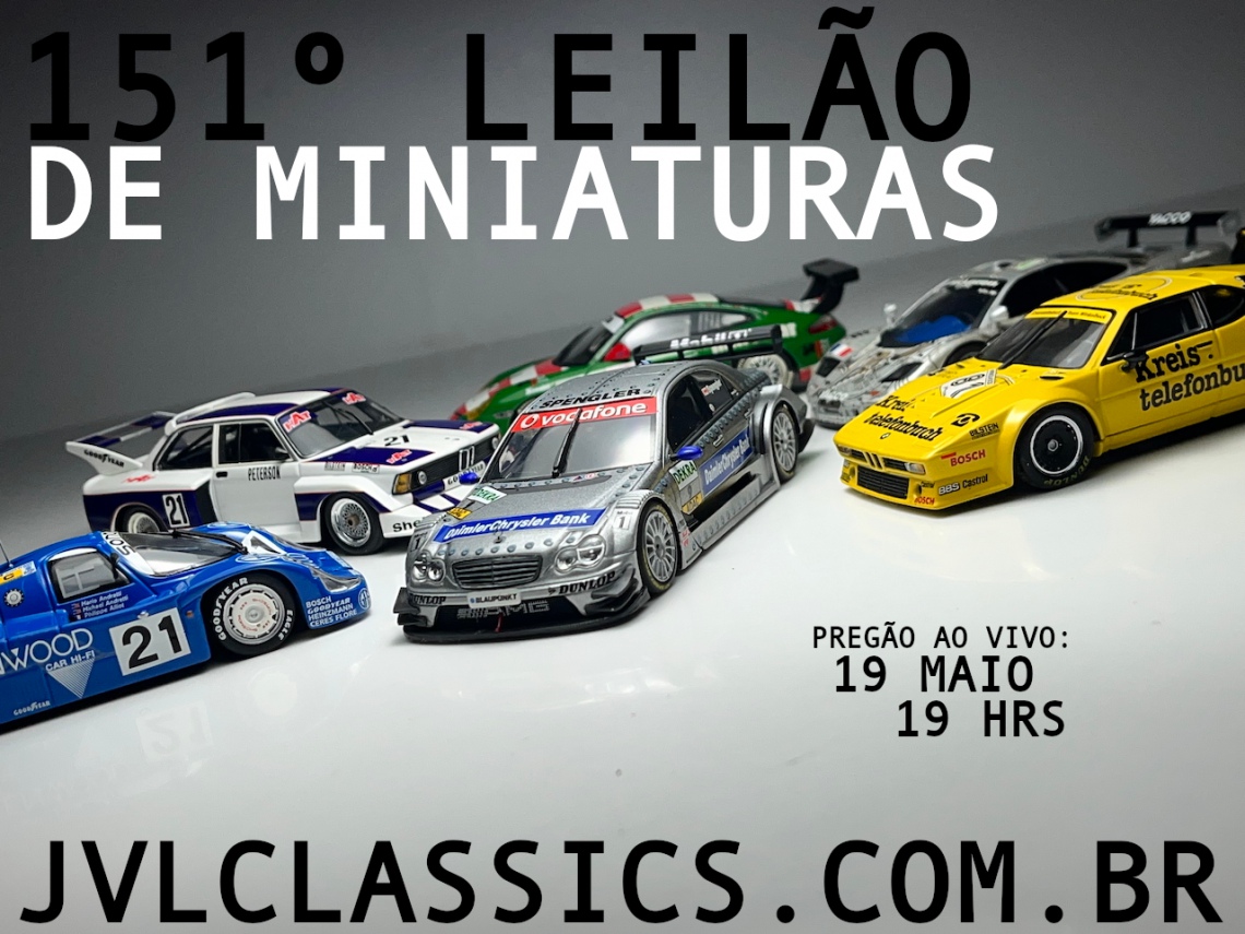 151º Leilão de Miniaturas JVL Classics - 1/43 Racing & Sport Cars