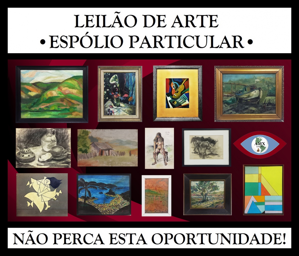 LEILÃO DE ARTE - ESPÓLIO PARTICULAR -