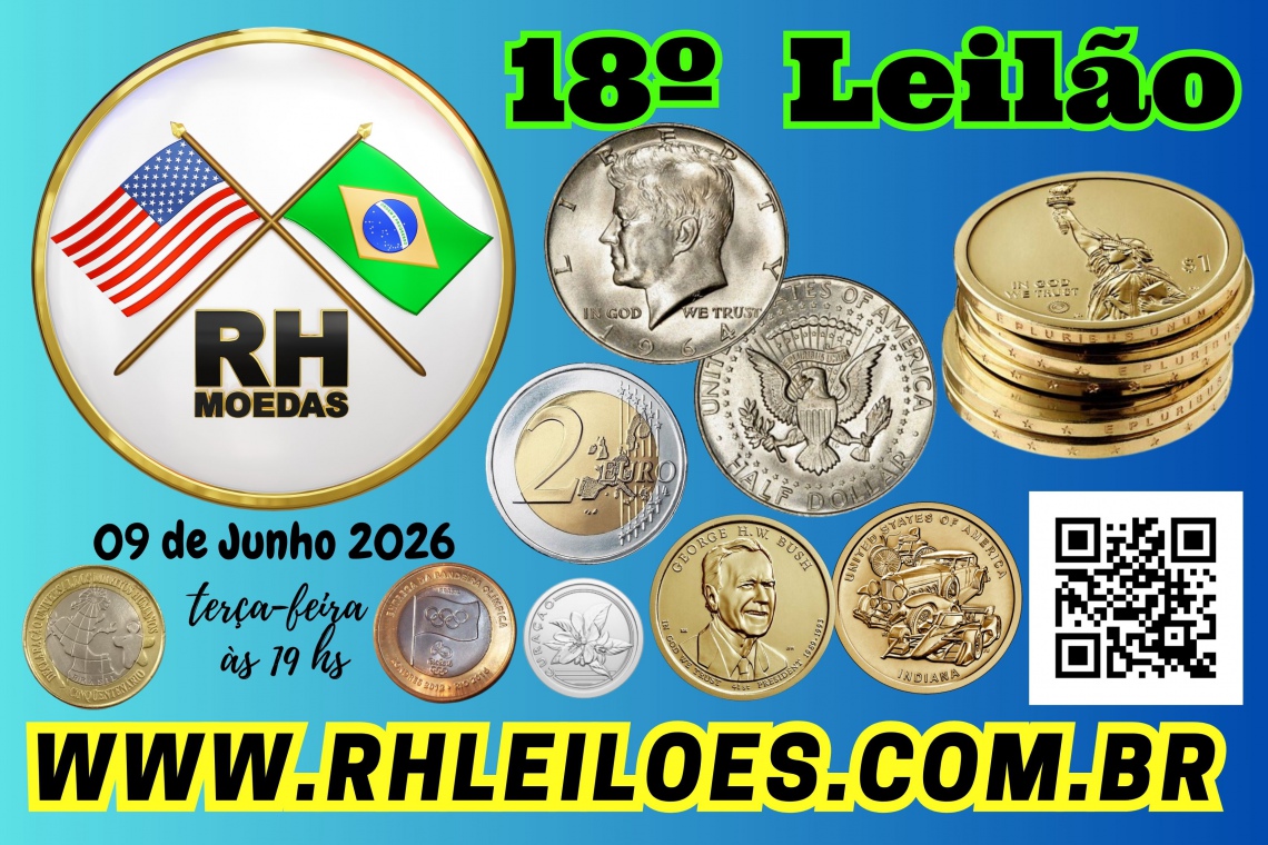 18º Leilão RH Moedas