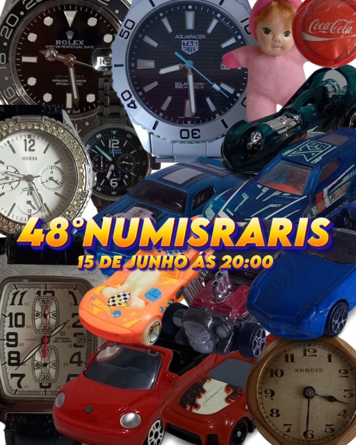 48º  LEILÃO NUMISRARIS DE COLECIONÁVEIS E ANTIGUIDADES