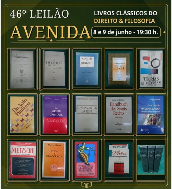 46º Leilão AVENIDA - Livros Jurídicos & Filosofia