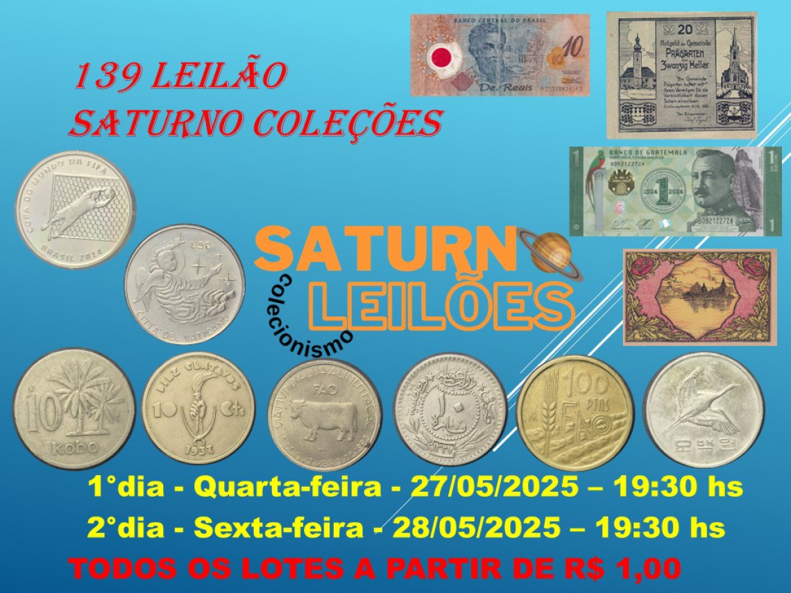 139º LEILÃO SATURNO LEILÕES