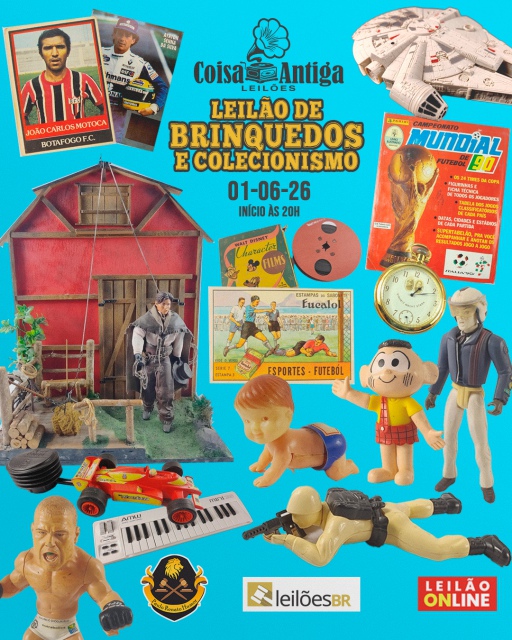 48º LEILÃO DE BRINQUEDOS E COLECIONISMO - COISA ANTIGA LEILÕES