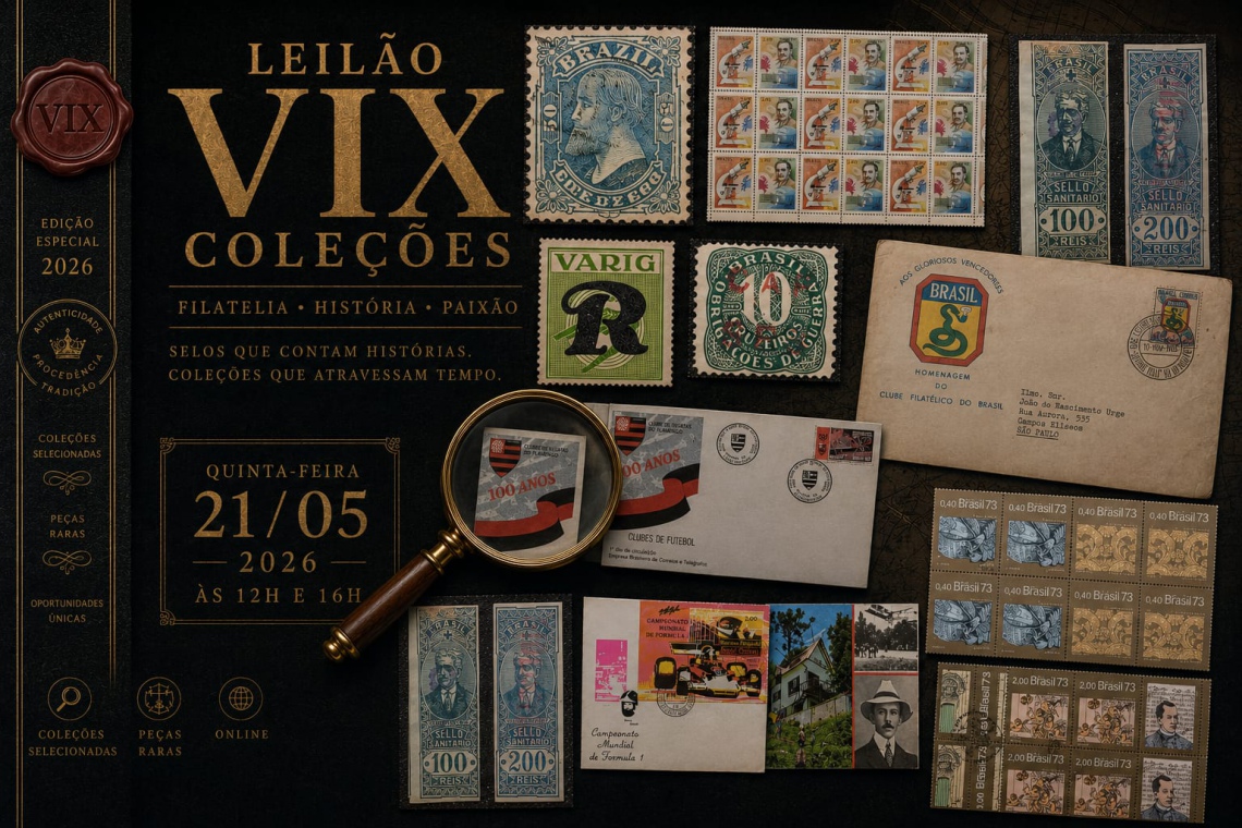 207º LEILÃO ESPECIAL DE FILATELIA