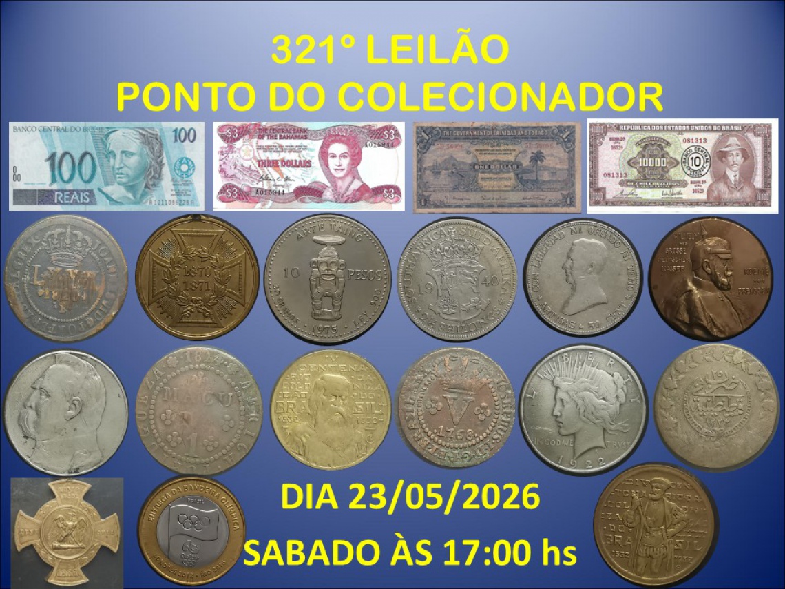321º LEILÃO PONTO DO COLECIONADOR