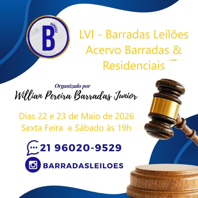 LVI - Barradas Leilões - Acervo Barradas & Residenciais
