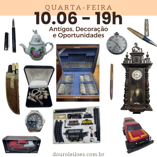 100º LEILÃO DE ANTIGOS, DECORAÇÃO E OPORTUNIDADES