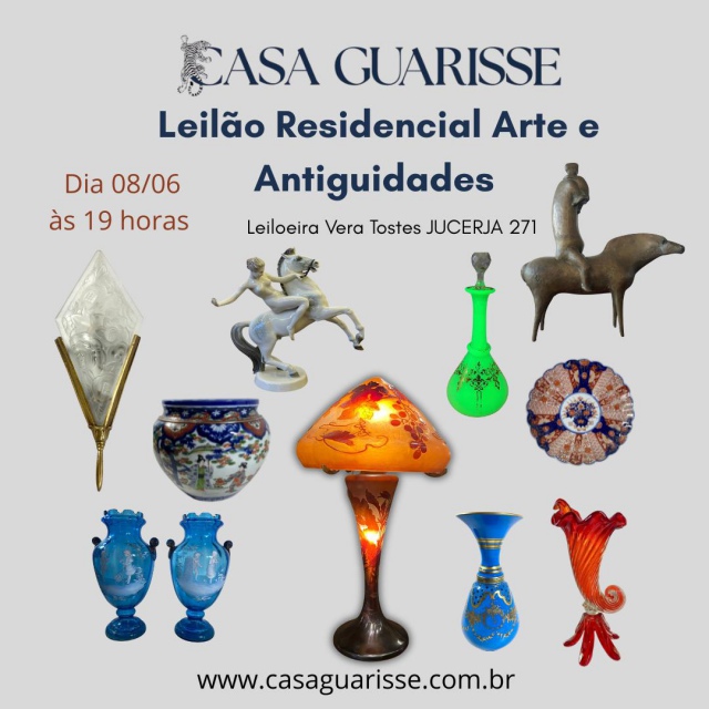 LEILÃO RESIDENCIAL ARTE E ANTIGUIDADES