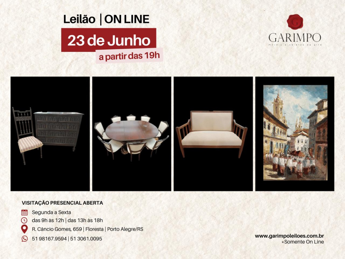 LEILÃO RESIDENCIAL (2 Parte) - 23 de junho 2026 - Porto Alegre (RS)