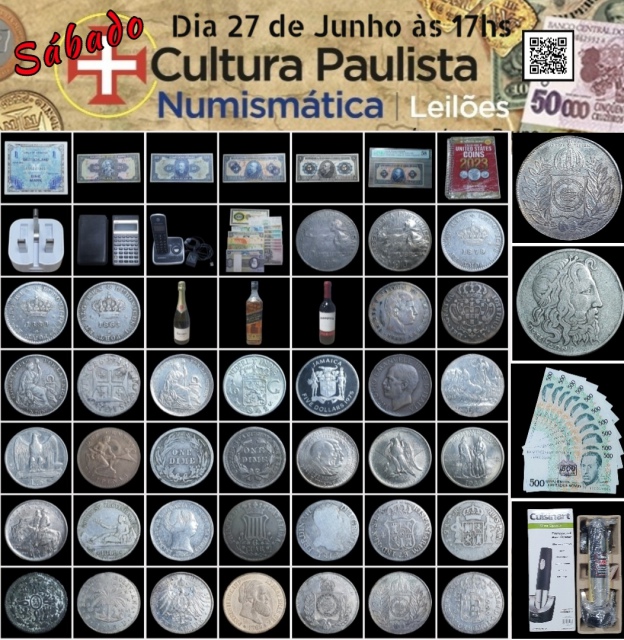129º LEILÃO ESPECIAL DO CULTURA PAULISTA NUMISMÁTICA