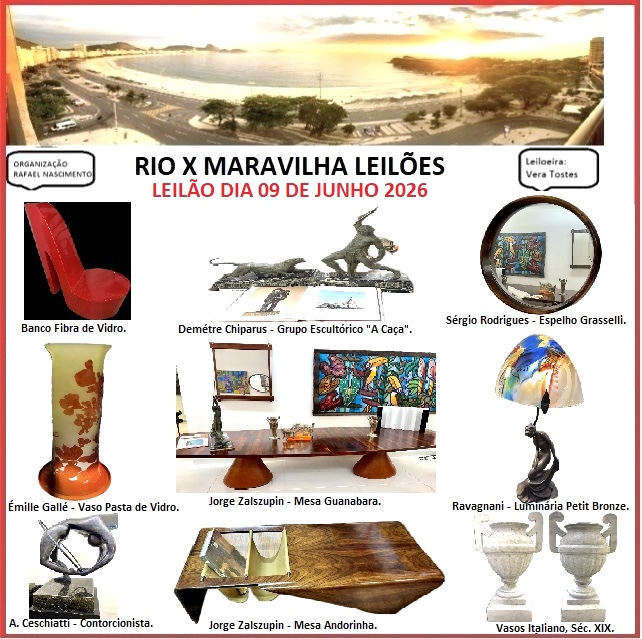 RIO X MARAVILHA LEILÕES - LEILÃO DE ARTE E ANTIGUIDADES JUNHO 2026