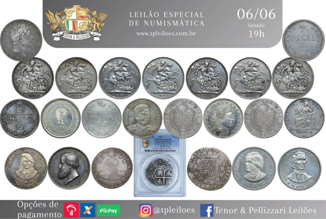LEILÃO ESPECIAL DE NUMISMÁTICA