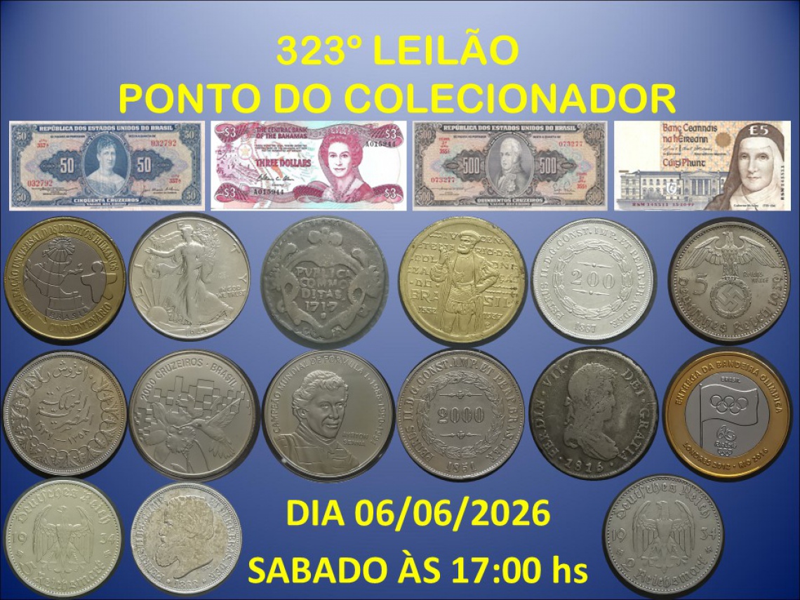 323º LEILÃO PONTO DO COLECIONADOR