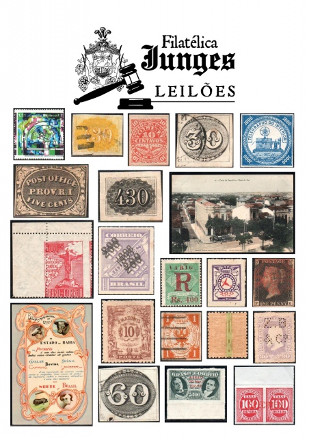 100º Leilão de Filatelia - Com Brasil e Estrangeiros