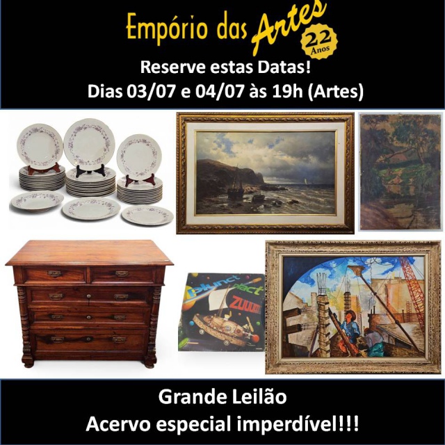 LEILÃO ESPECIAL DE ARTE DO EMPÓRIO DAS ARTES