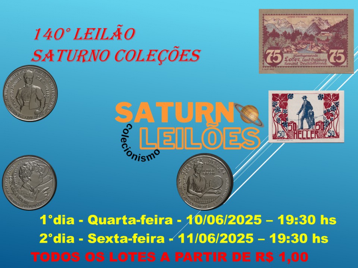 140º LEILÃO SATURNO LEILÕES