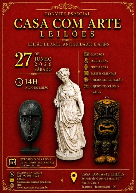 LEILÃO CASA COM ARTE - JUNHO