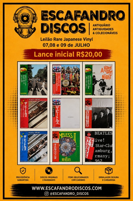 Escafandro Discos - Antiguidades e Colecionáveis - Guarulhos - SP