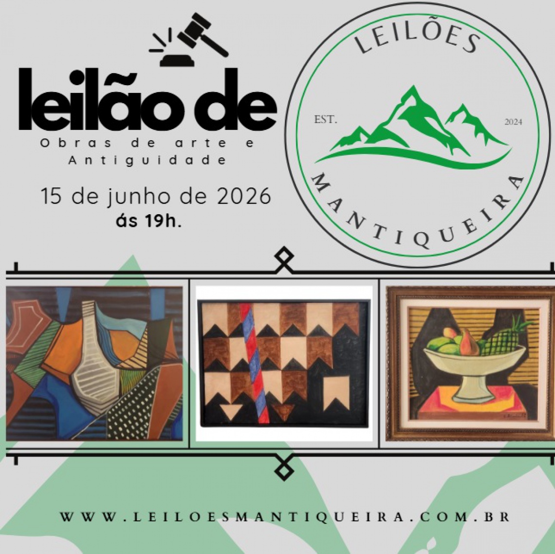 LEILÃO DE ARTE E ANTIGUIDADES