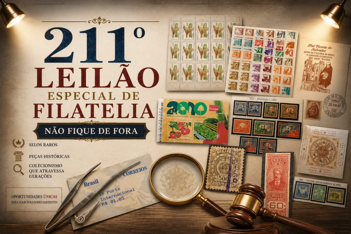211º LEILÃO ESPECIAL DE FILATELIA