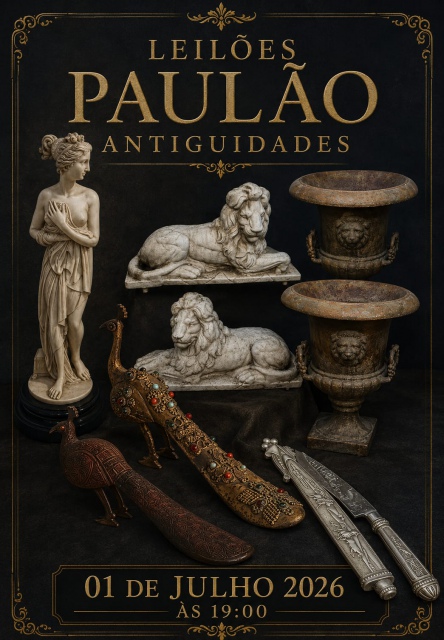 LEILÕES PAULÃO ANTIGUIDADES - JULHO 2026