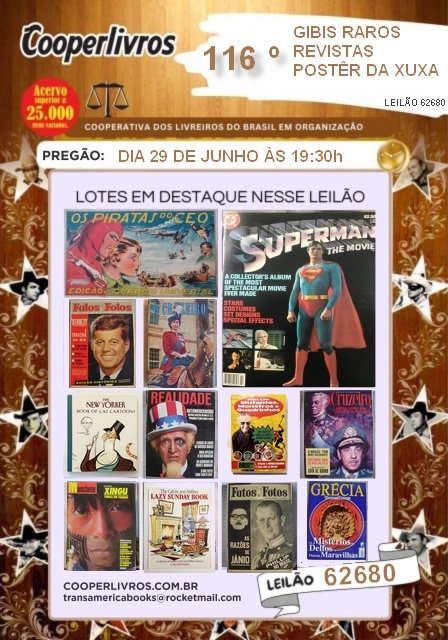 116º LEILÃO DE GIBIS RAROS, REVISTAS, PÔSTERS