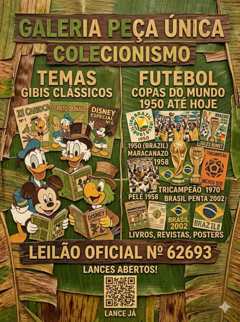 LEILÃO DE GIBIS CLASSICOS E RAROS - FUTEBOL COPAS DO MUNDO - REVISTAS ...