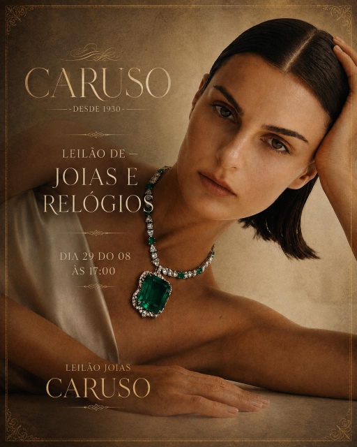 154º LEILÃO JOIAS CARUSO - JOIAS EM OURO 18 K E RELOGIOS E CANETAS  (TH 13)