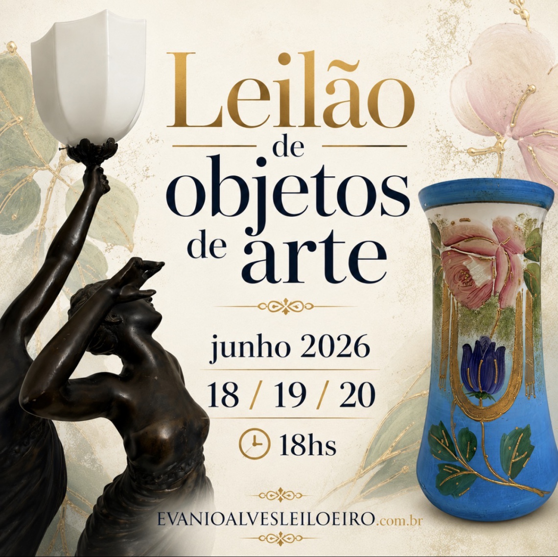 LEILÃO DE OBJETOS DE ARTE JUNHO 2026