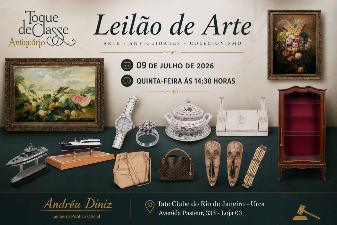 LEILÃO DE ARTE E ANTIGUIDADES