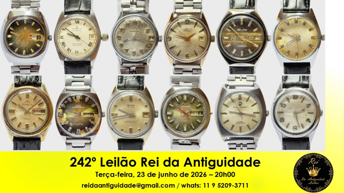 242º Leilão Rei da Antiguidade