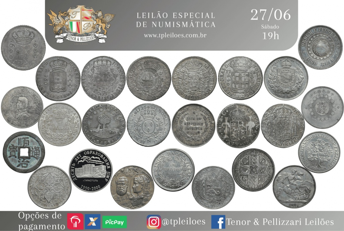 LEILÃO ESPECIAL DE NUMISMÁTICA