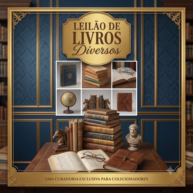 LEILÃO DE LIVROS DIVERSOS - AGOSTO 2026