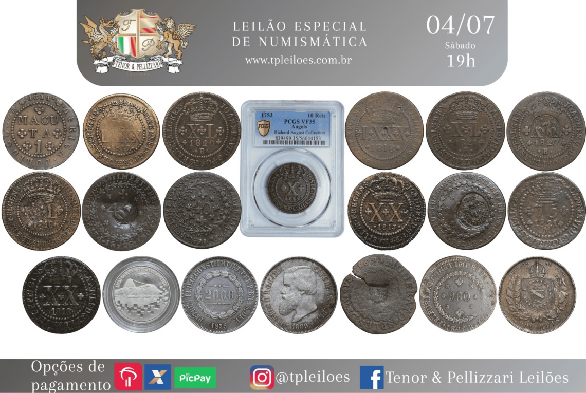 LEILÃO ESPECIAL DE NUMISMÁTICA