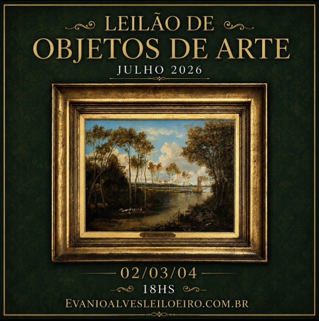 LEILÃO DE OBJETOS DE ARTE JULHO 2026