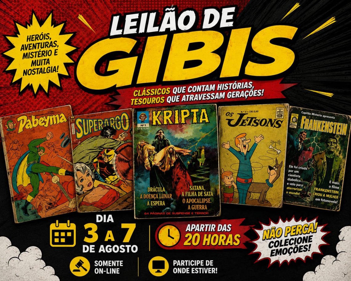 LEILÃO DE GIBI - BRAZ COL