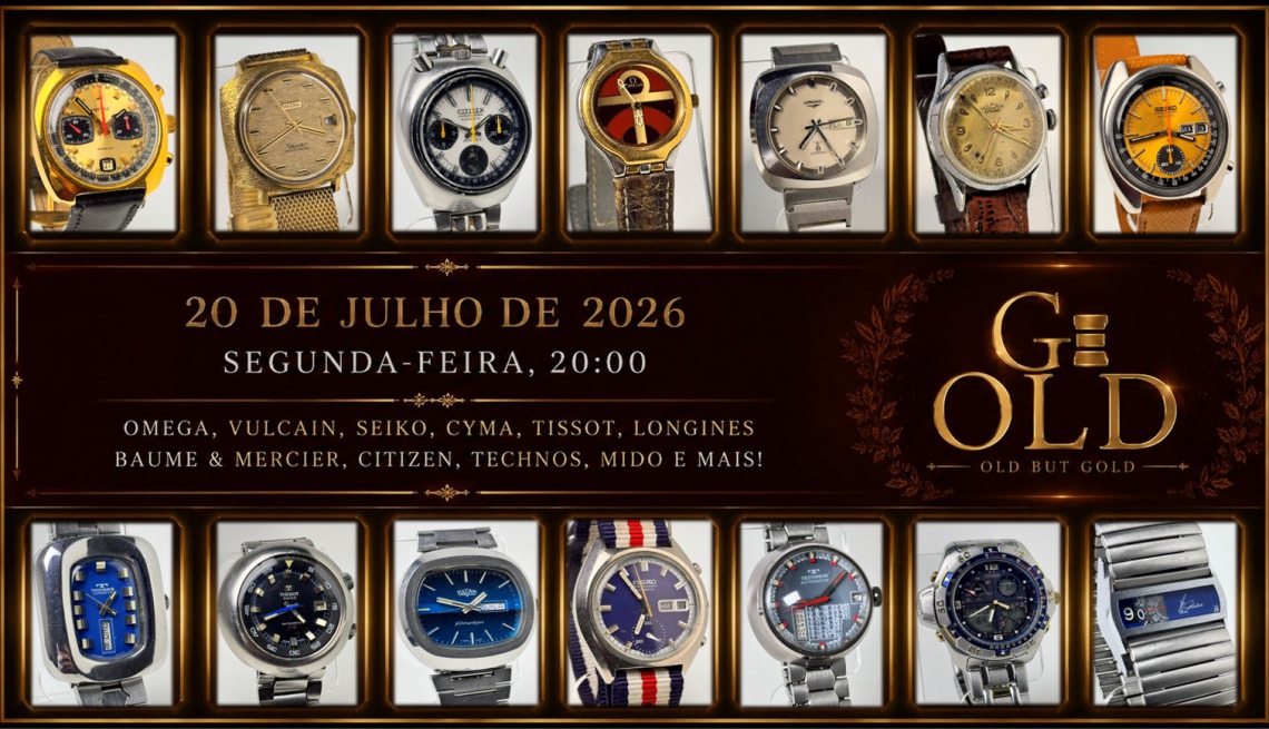 Relógios - É Old but Gold Leilões - RW