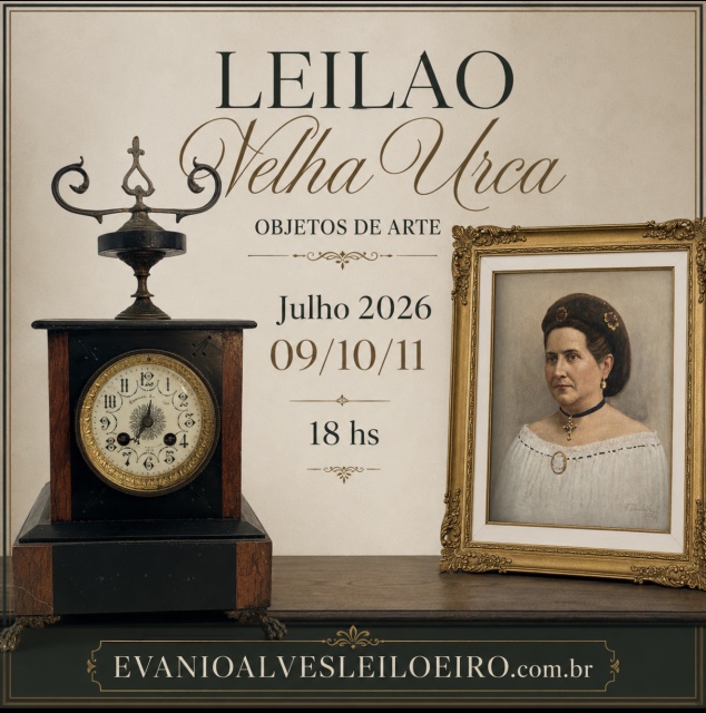 LEILÃO VELHA URCA OBJETOS DE ARTE JULHO 2026