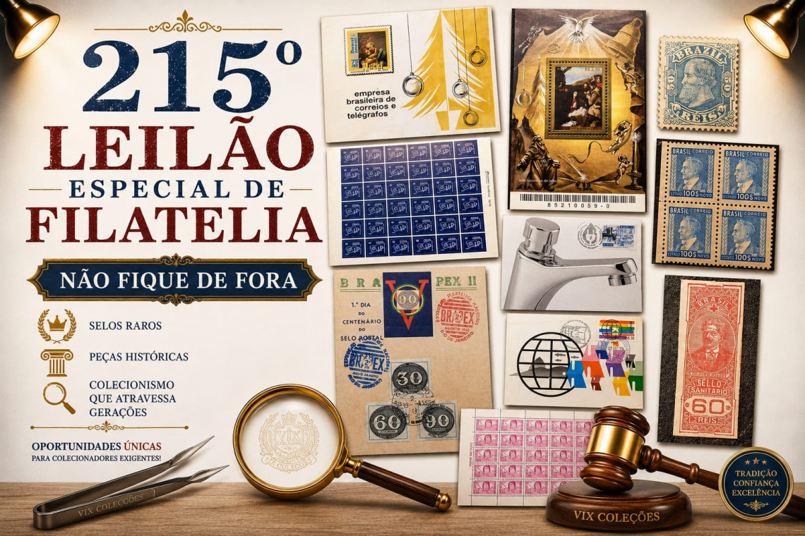 215º LEILÃO ESPECIAL DE FILATELIA