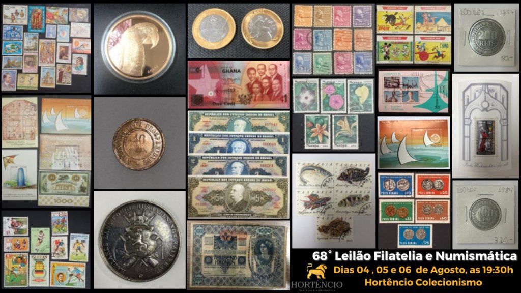 68 LEILÃO FILATELIA E NUMISMÁTICA