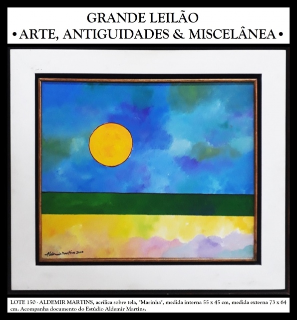 GRANDE LEILÃO - ARTE, ANTIGUIDADES & MISCELÂNEA -