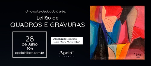 LEILÃO DE QUADROS E GRAVURAS