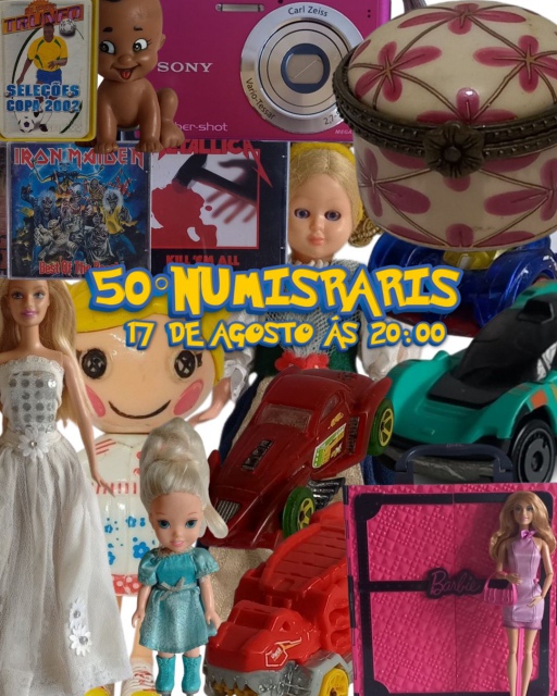 50º  LEILÃO NUMISRARIS DE COLECIONÁVEIS E ANTIGUIDADES