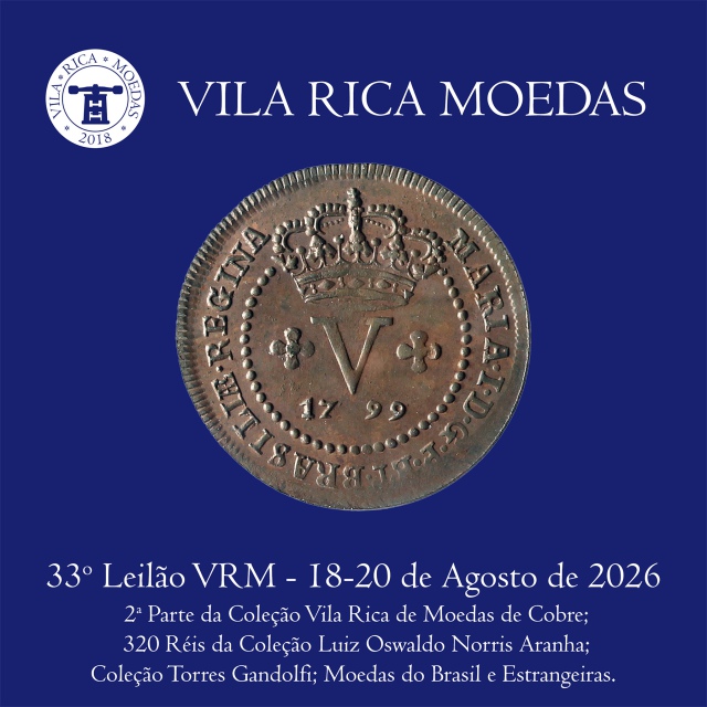 33º Leilão Vila Rica Moedas